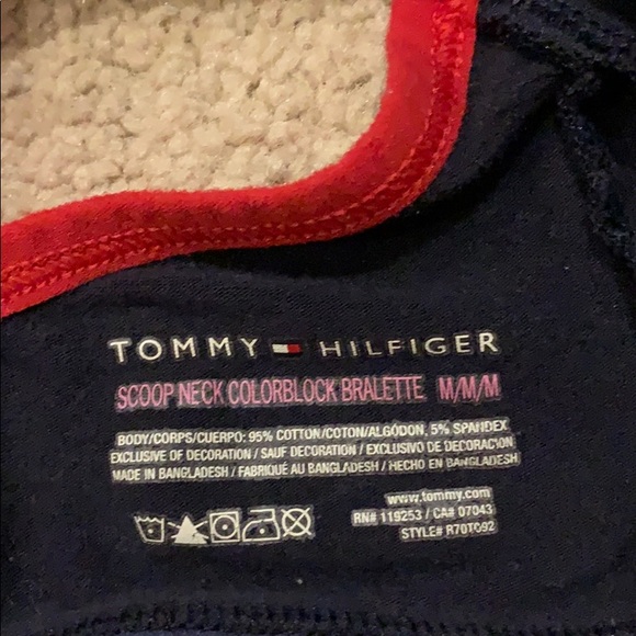 Tommy Hilfiger scoop neck bralette - Picture 3 of 3